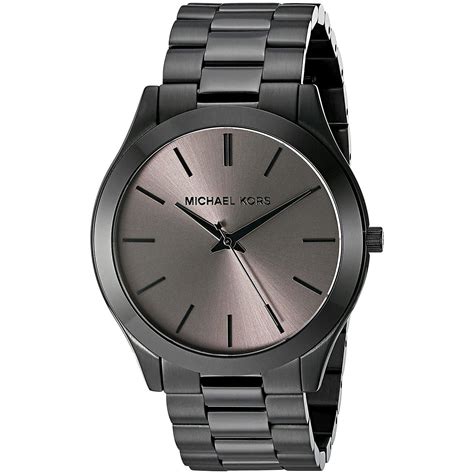 michael kors men's black runway watch mk8507|Michael Kors black tone watch.